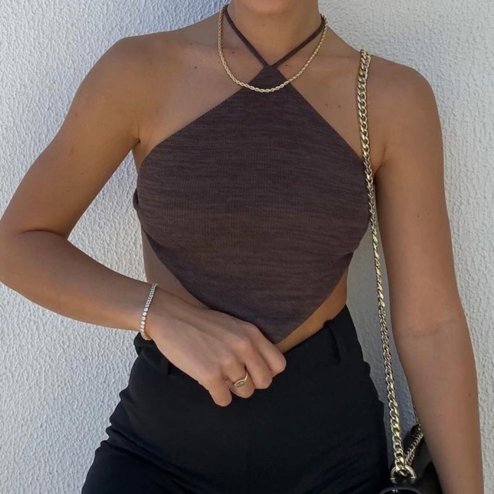 White Fox Crop Top